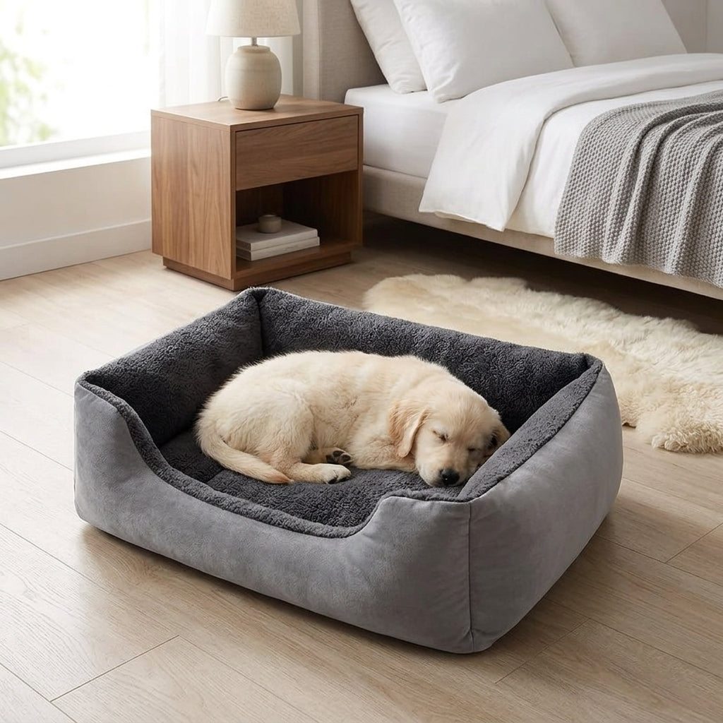Catvera Plush Pet Bed - Perfect Size & Fit