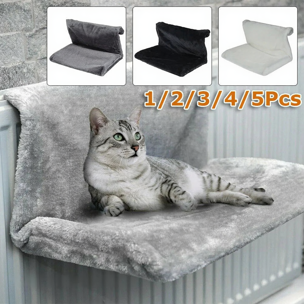 Catvera Radiator Cat Hammock Bed - Image 1|||PROMPT|||Cleaned image. Original analysis: found 1 brand name text overlay and 1 product descriptor text overlay