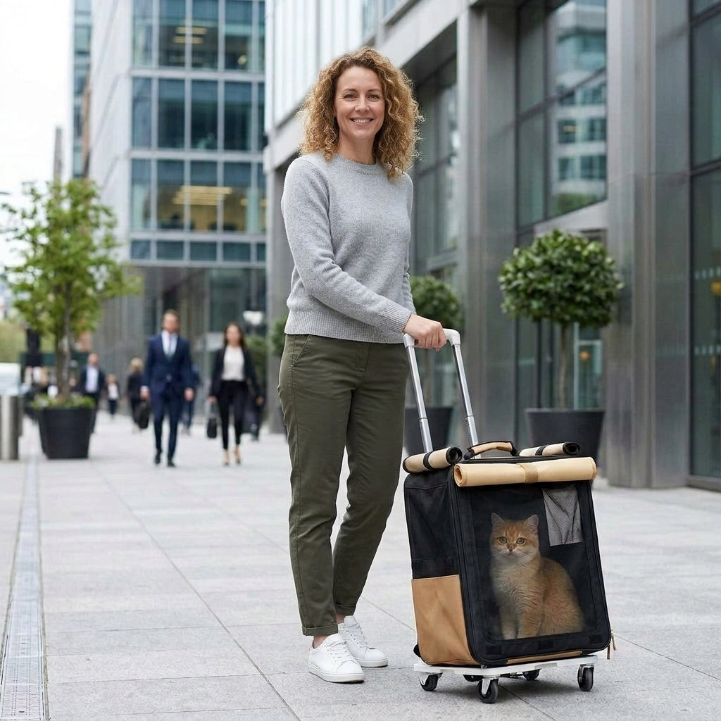 Catvera Roll-Up Foldable Cat Carrier - Section 1