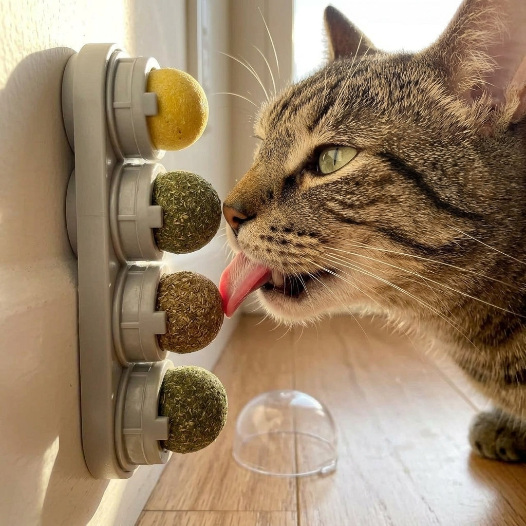 Catvera Rotating 4-in-1 Herbal Lick Toy - Main Product Image