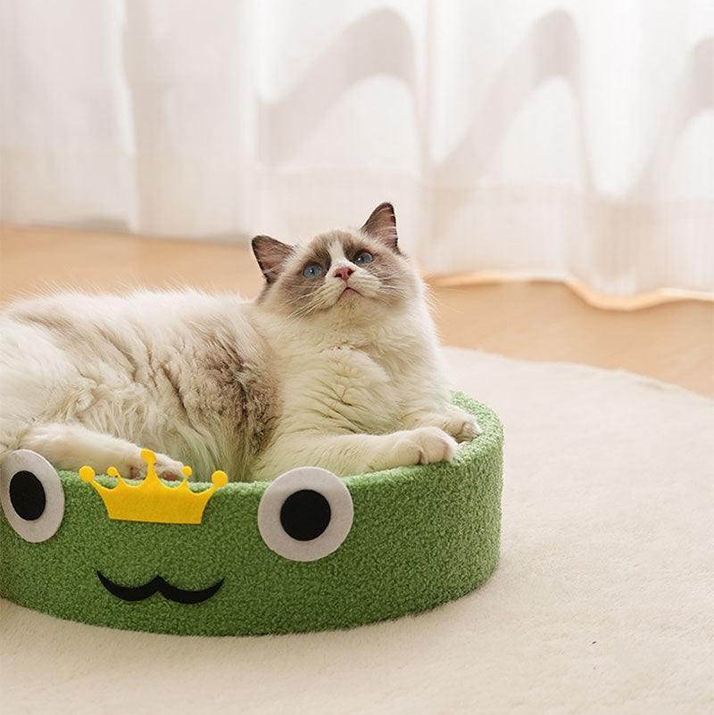 Catvera Round Cat Scratching Bed - Image 14|||PROMPT|||Original clean product image