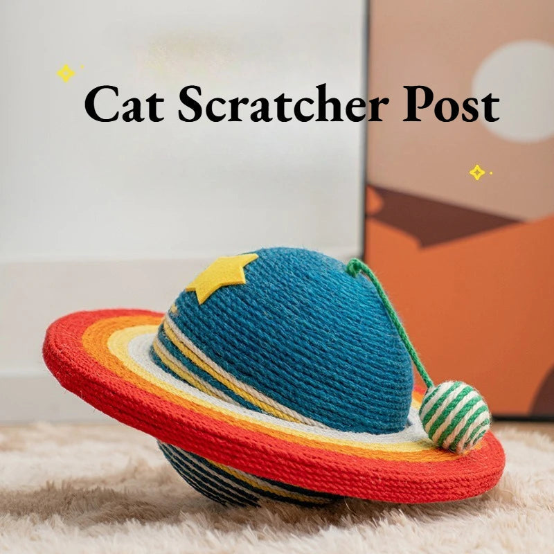 Catvera Saturn Planet Cat Scratcher - Image 2|||PROMPT|||Original clean product image