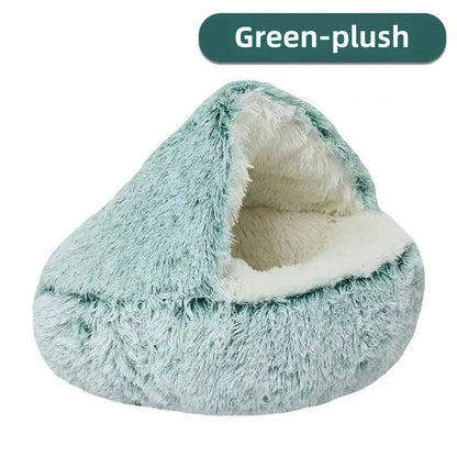 Catvera Semi-Enclosed Pet Bed - Image 10|||PROMPT|||Original clean product image