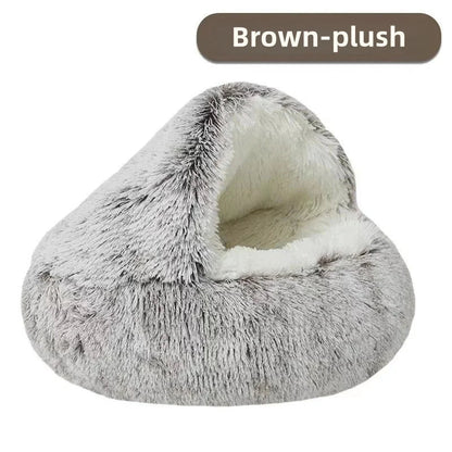 Catvera Semi-Enclosed Pet Bed - Image 7|||PROMPT|||Original clean product image