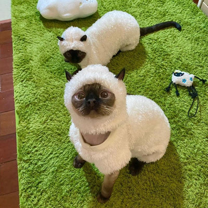 Catvera Sheep Halloween Costume Sphynx - Image 14|||PROMPT|||Original clean product image