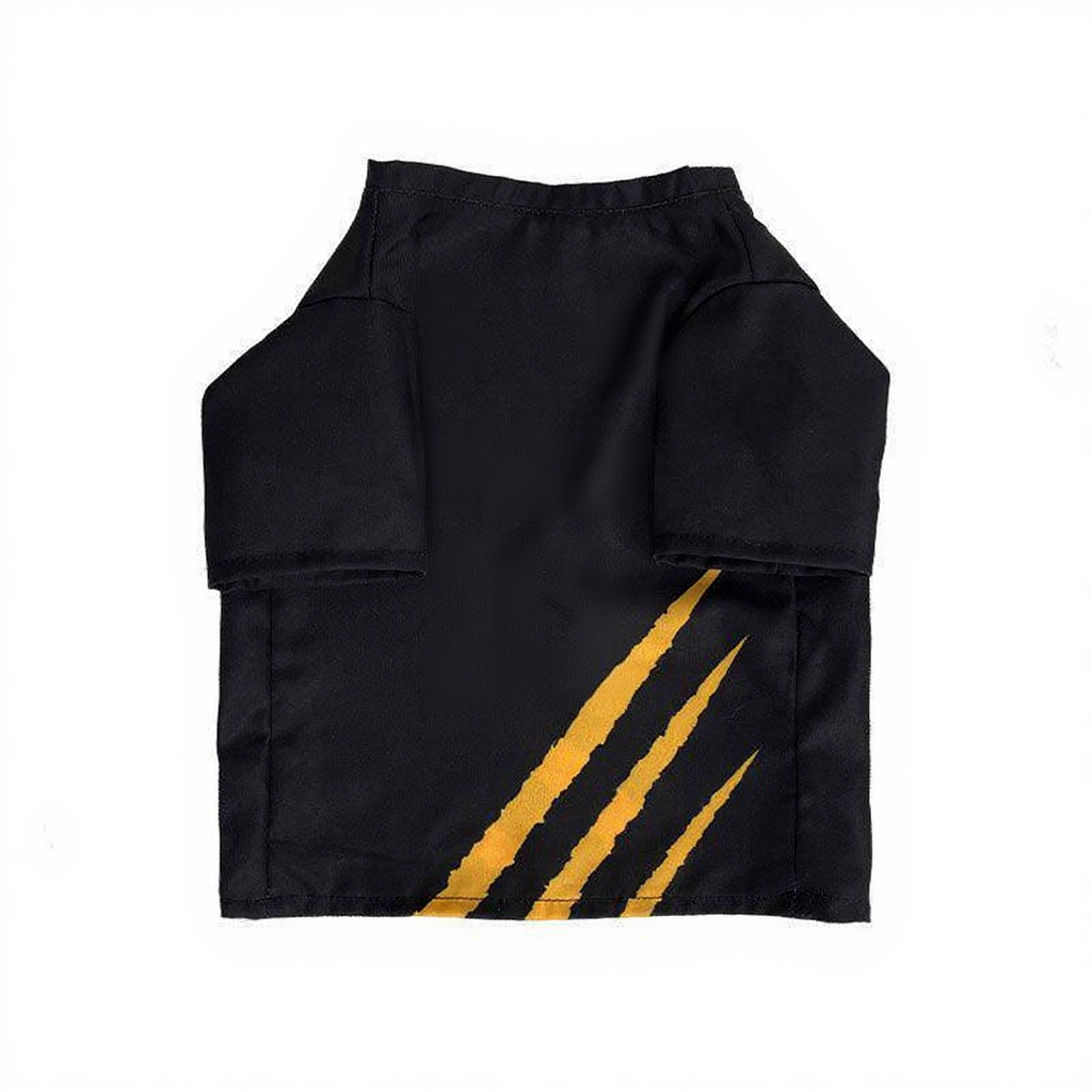 Catvera Shoyo Hinata Volleyball Cosplay Costume - Image 4|||PROMPT|||Cleaned image. Original analysis: found 3 brand/company elements: 'ics' logo with footprint on upper left, fox/animal logo on upper right, and 'MSBY' text printed on the jersey front