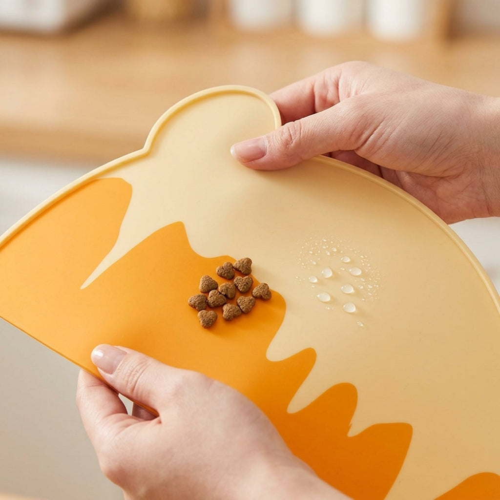 Catvera Silicone Cat Food Feeding Mat - Premium Food-Safe Construction