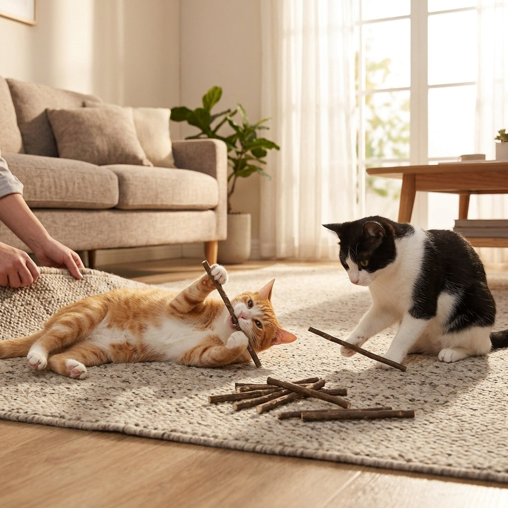 Catvera Silvervine Cat Chew Sticks - Long-Lasting Entertainment Value