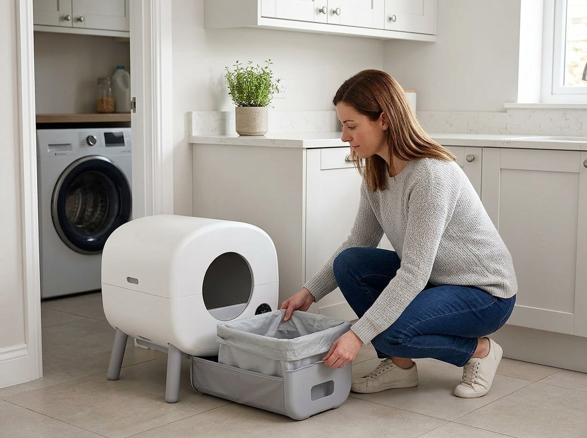 Catvera Smart Automatic Cat Litter Box - Effortless Maintenance System