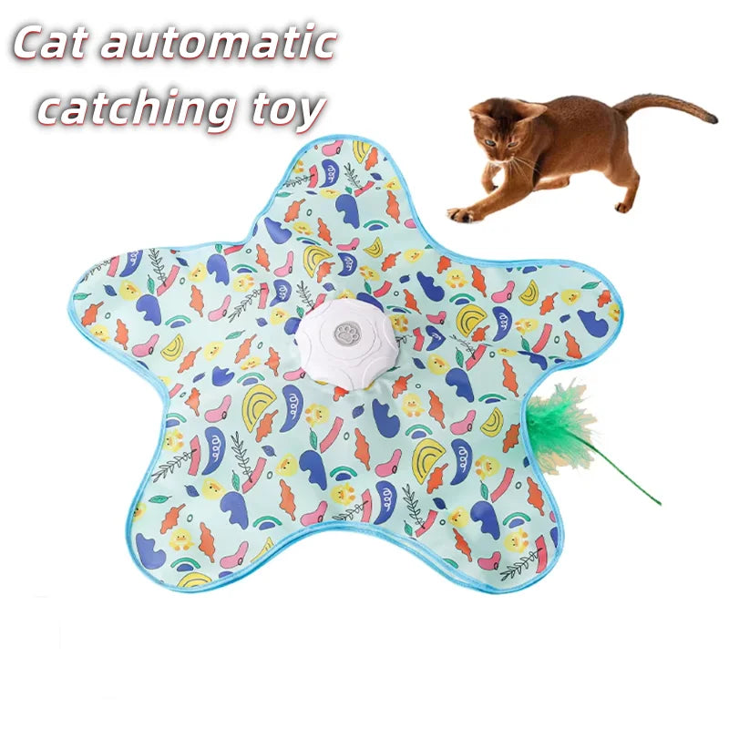 Catvera Smart Hide-and-Seek Feather Toy - Image 7|||PROMPT|||Original clean product image