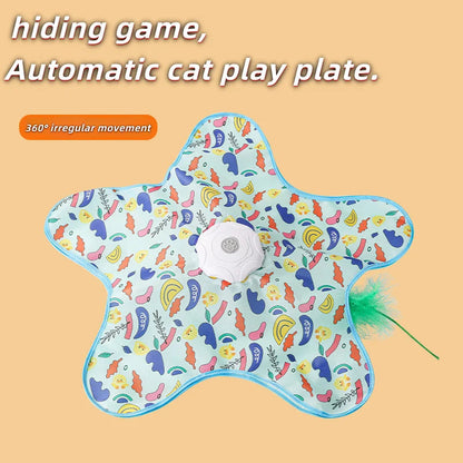 Catvera Smart Hide-and-Seek Feather Toy - Image 9|||PROMPT|||Original clean product image