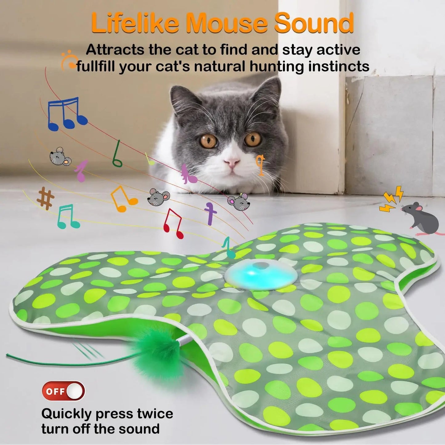 Catvera Smart Hide Seek Cat Toy - Image 1|||PROMPT|||Original clean product image