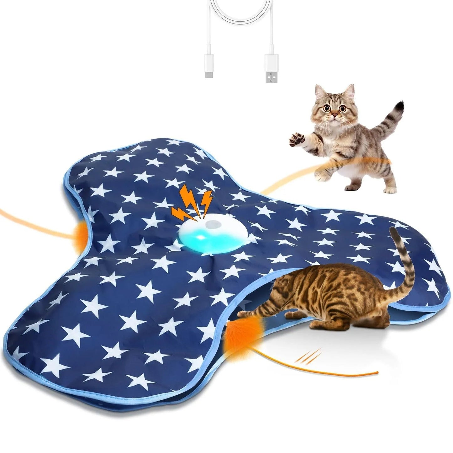 Catvera Smart Hide Seek Cat Toy - Image 8|||PROMPT|||Original clean product image