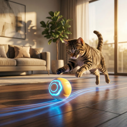 Catvera Smart LED Ball Toy - Main Product Image