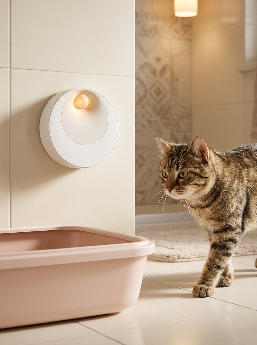 Catvera Smart Litter Box Deodorizer - Intelligent Pet Detection System