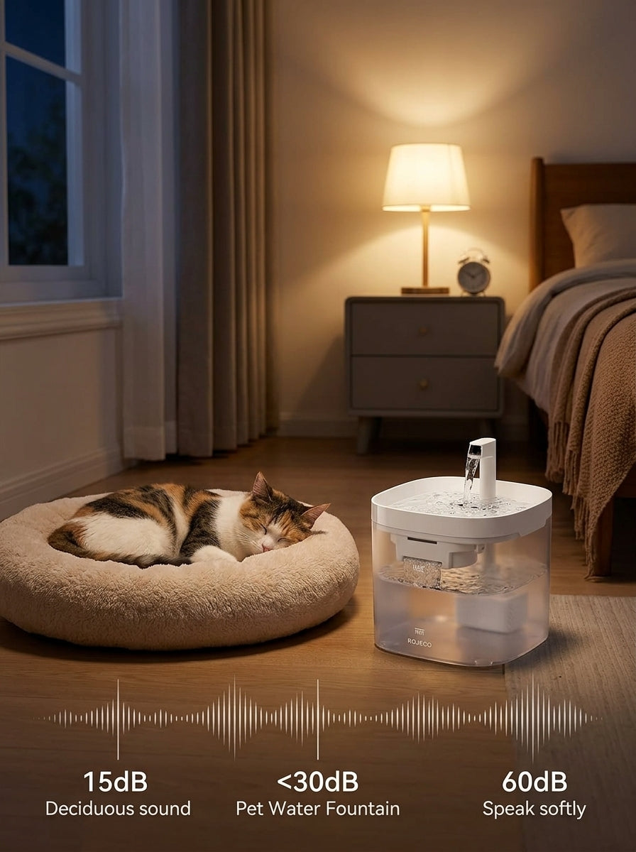 Catvera Smart Pet Water Fountain - Whisper-Quiet Performance