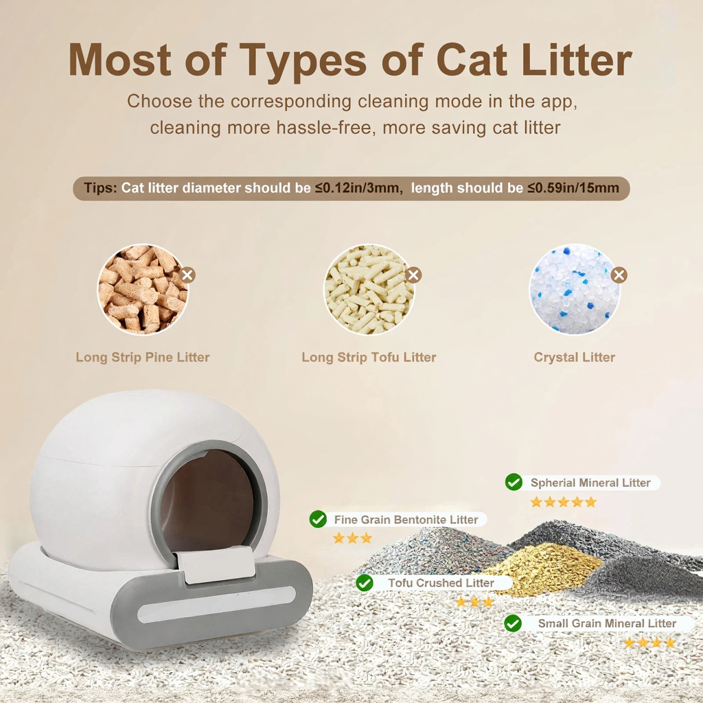 Catvera Smart Self-Cleaning Litter Box - Image 6|||PROMPT|||Cleaned image. Original analysis: Found 1 brand logo on the automatic litter box product itself