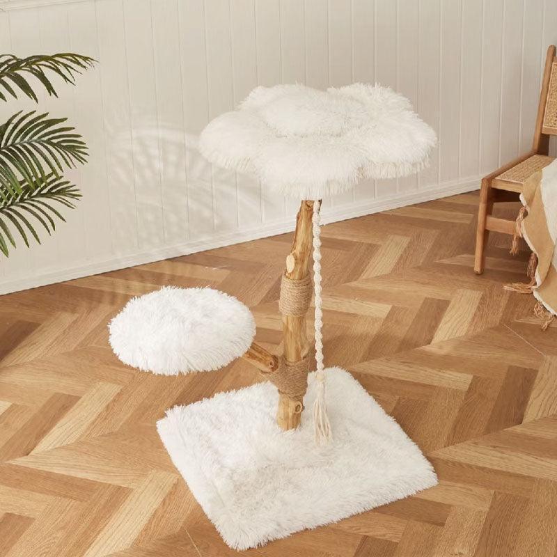 Catvera Solid Wood Cat Tree - Image 7|||PROMPT|||Original clean product image