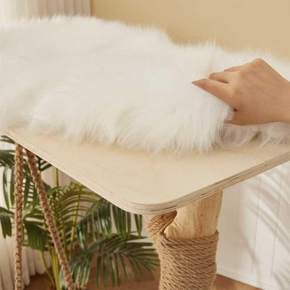 Catvera Solid Wood Cradle Cat Tree - Image 12|||PROMPT|||Original clean product image