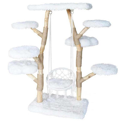 Catvera Solid Wood Cradle Cat Tree - Image 5|||PROMPT|||Original clean product image