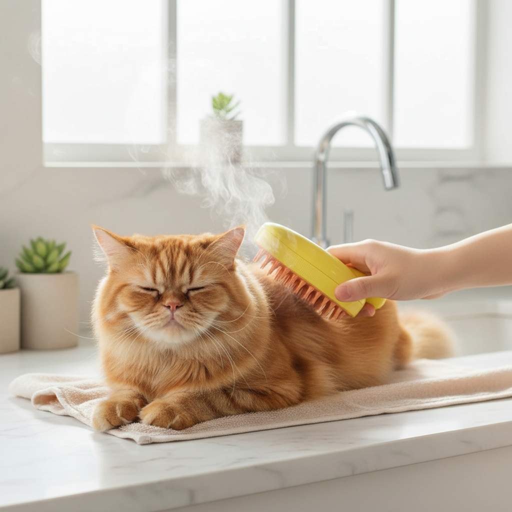 Catvera Steam Grooming Brush - Main Product Image
