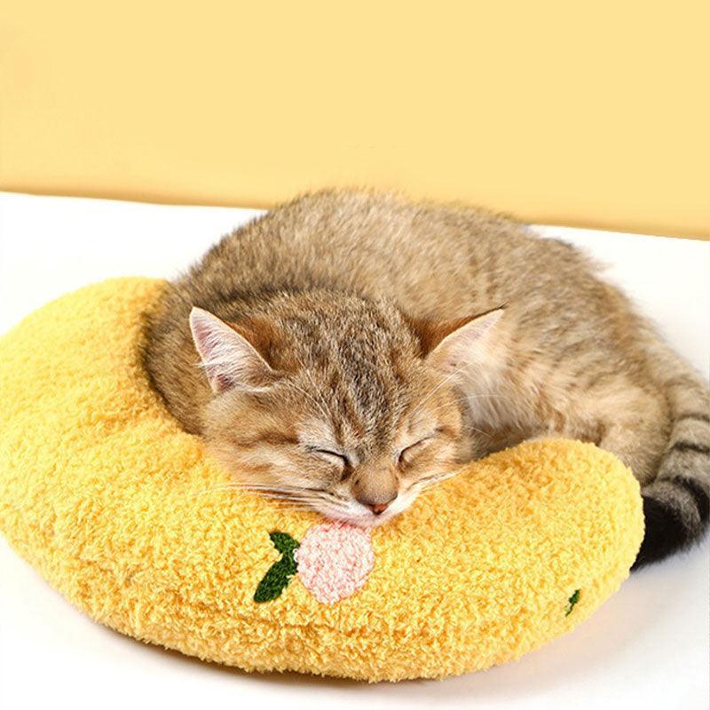 Catvera U-Shaped Cotton Comfort Pillow - Image 3|||PROMPT|||Original clean product image