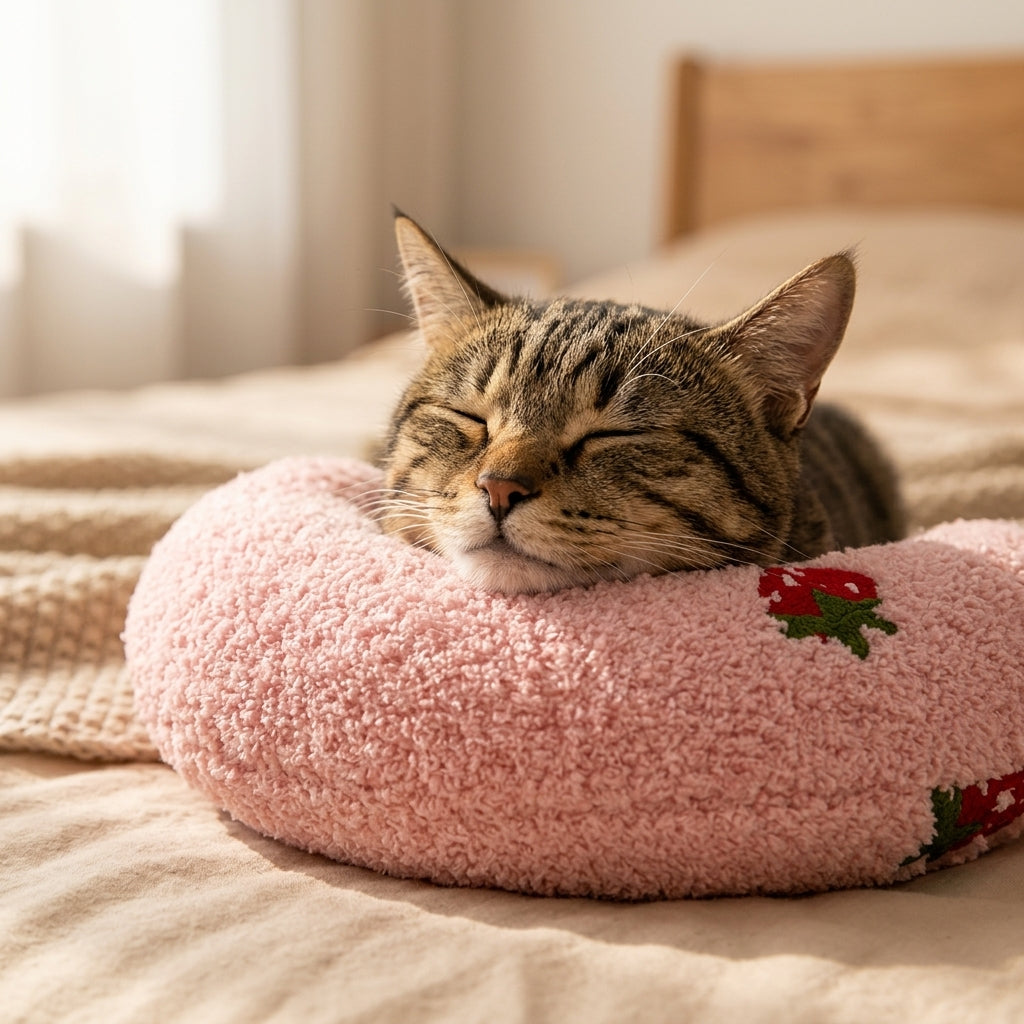 Catvera U-Shaped Cotton Comfort Pillow - Premium Comfort Design