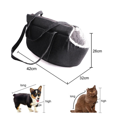 Dual-Use Plush Carrier and Bed - Image 8|||PROMPT|||Original clean product image