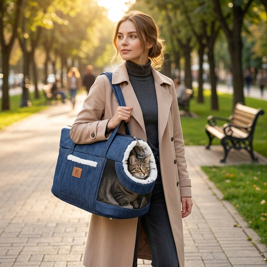 Dual-Use Plush Carrier and Bed - Main Product Image