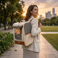 Expandable Breathable Pet Travel Backpack Carrier - Main Product Image