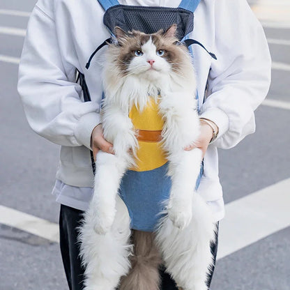 Hands-Free Canvas Pet Backpack Carrier - Image 2|||PROMPT|||Original clean product image
