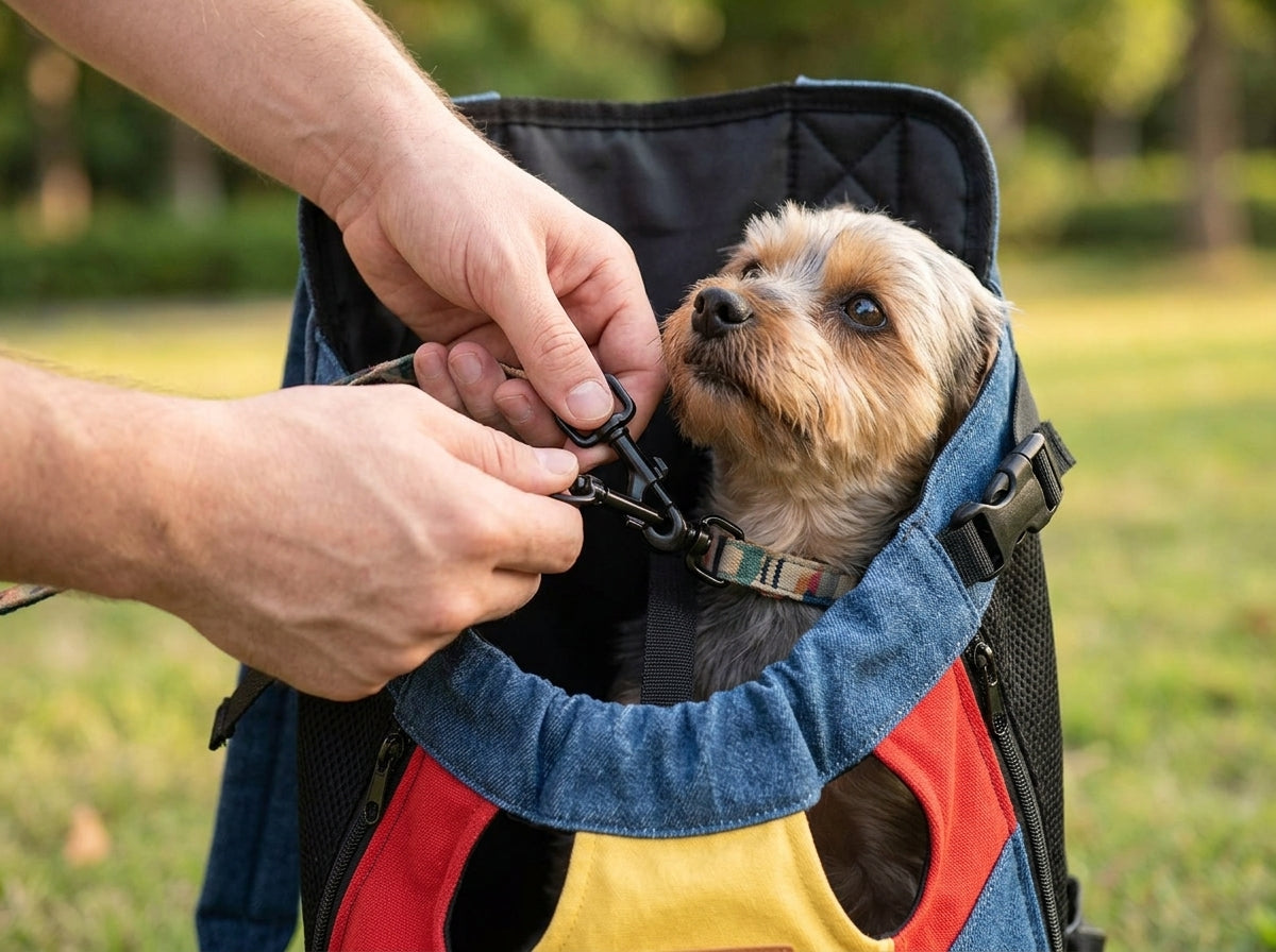 Hands-Free Canvas Pet Backpack Carrier - Safety Features That Give You Peace of Mind