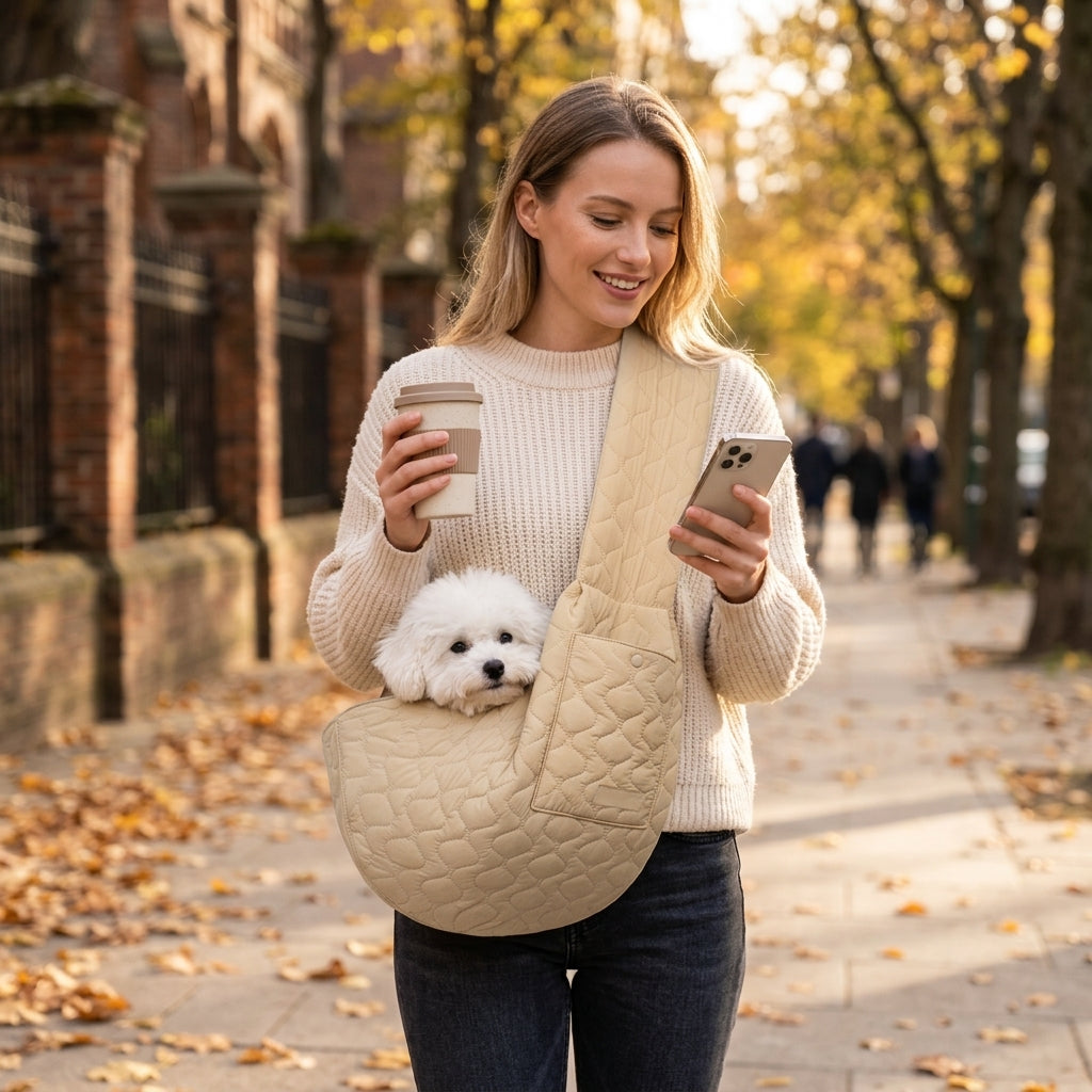 Hands-Free Dog Carrier Chest Sling - Main Product Image