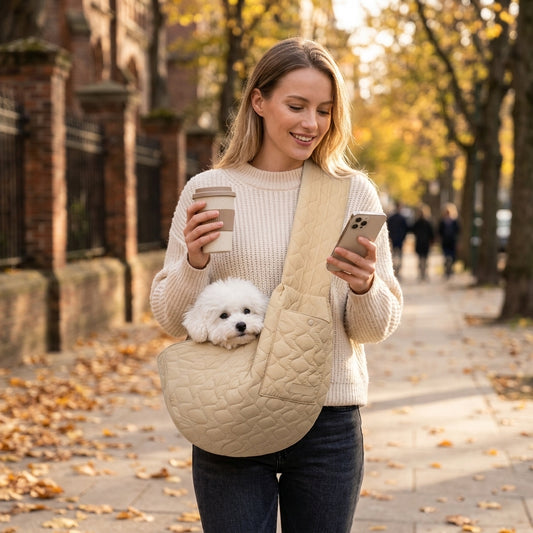 Hands-Free Dog Carrier Chest Sling - Main Product Image