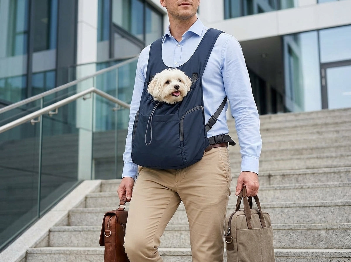 Hands-Free Front Chest Pet Carrier - Travel Without the Strain and Stress