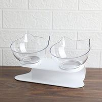 Catvera Tilted Anti-Vomiting Cat Bowl