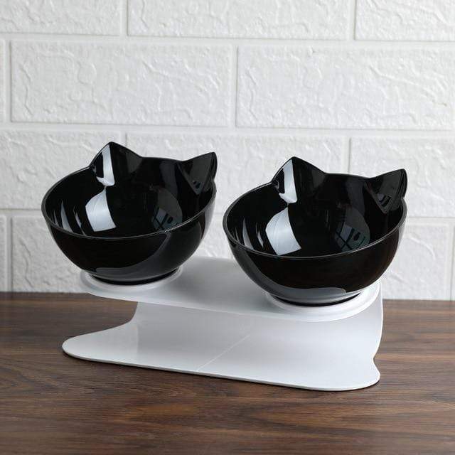 Catvera Tilted Anti-Vomiting Cat Bowl