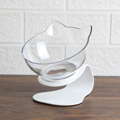 Catvera Tilted Anti-Vomiting Cat Bowl