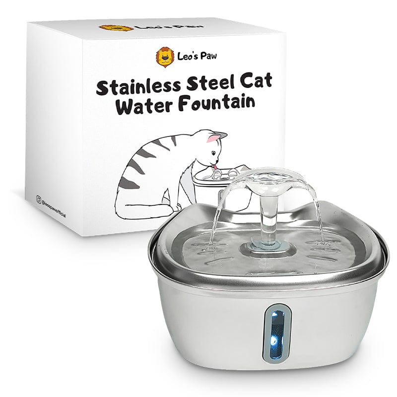 Catvera Stainless Steel Water Fountain