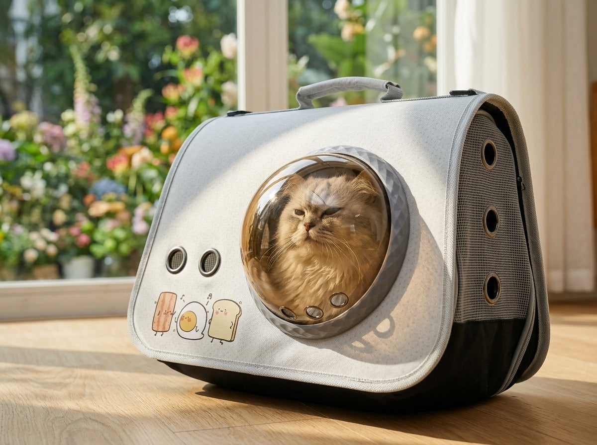 Space Capsule Pet Backpack Carrier - See the World in Complete Safety