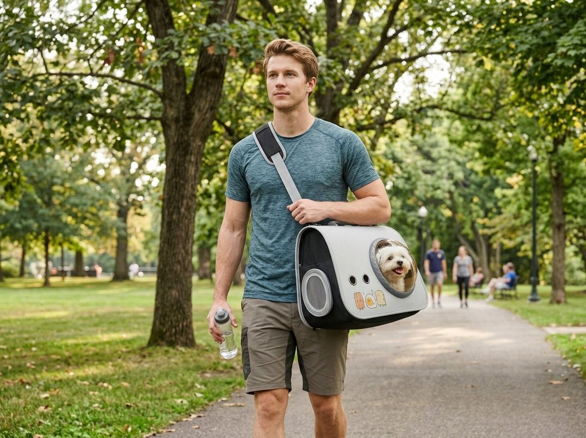 Space Capsule Pet Backpack Carrier - Section 2
