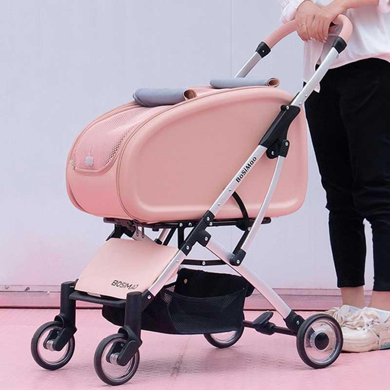 Catvera Detachable Cat Stroller Carrier with Wheels