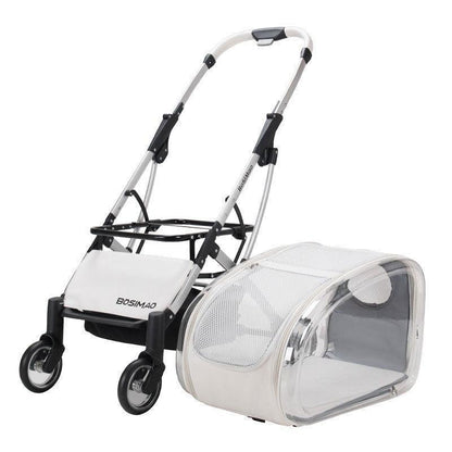 Catvera Detachable Cat Stroller Carrier with Wheels