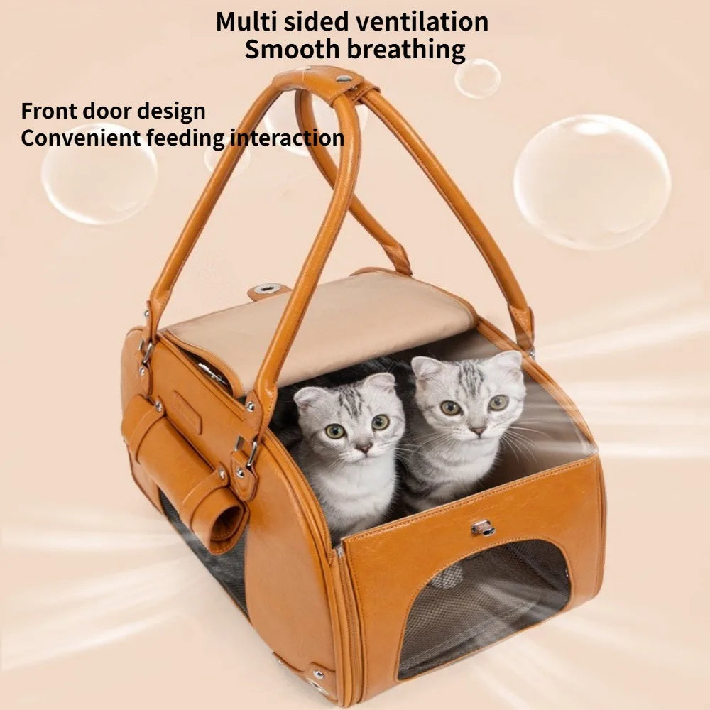 Stylish Travel Pet Carrier Bag - Image 3|||PROMPT|||Original clean product image